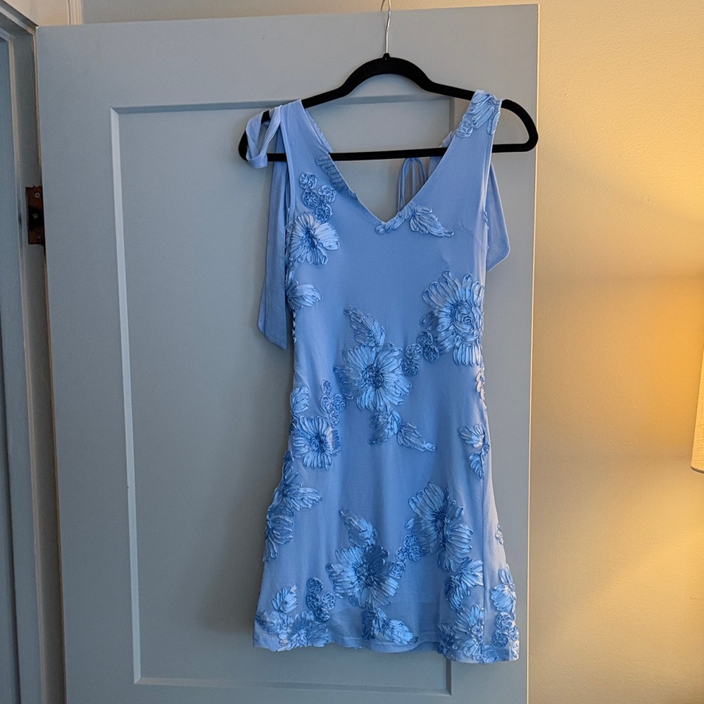Blue Floral Dress